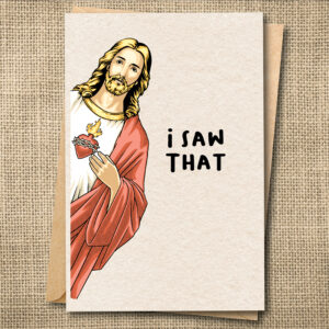 Happy Birthday from Jesus! Funny Christian Birthday Card | Snarky Card