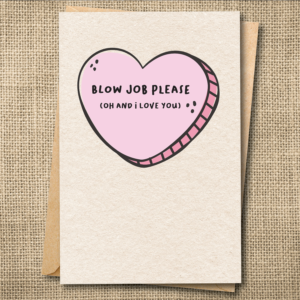 R-Rated Love Cards | Blow Job Please | Cuddle Naked | You're Hot | Thanks for the Orgasm