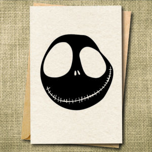 Happy Holidays Jack Skellington | Nightmare Before Christmas Card | Funny Christmas & Halloween Card | Snarky Card