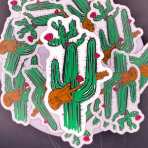 Mike Gordon cactus Phish-inspired vinyl sticker artwork