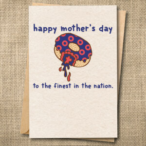 Phish Reba Finest in the Nation Mother's Day greeting card artwork.