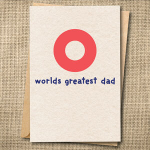 World's Greatest Dad — Phish Donut Father's Day Card