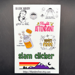 Flight Crew sticker sheet artwork