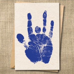 Jerry Hand Dead-inspired music greeting card artwork.
