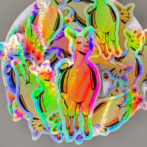 Phish Llama Taboot holographic vinyl sticker artwork