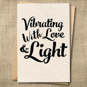 Vibrating With Love & Light — Phish Greeting Card