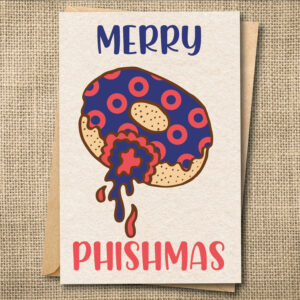 Merry Phishmas — Phish Fishman Donut Christmas Card