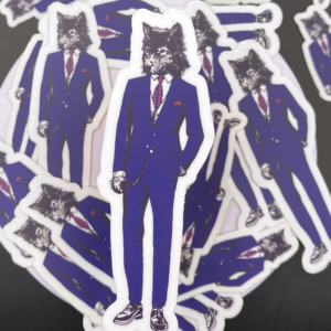 Wolfman's Brother Phish-inspired vinyl sticker artwork